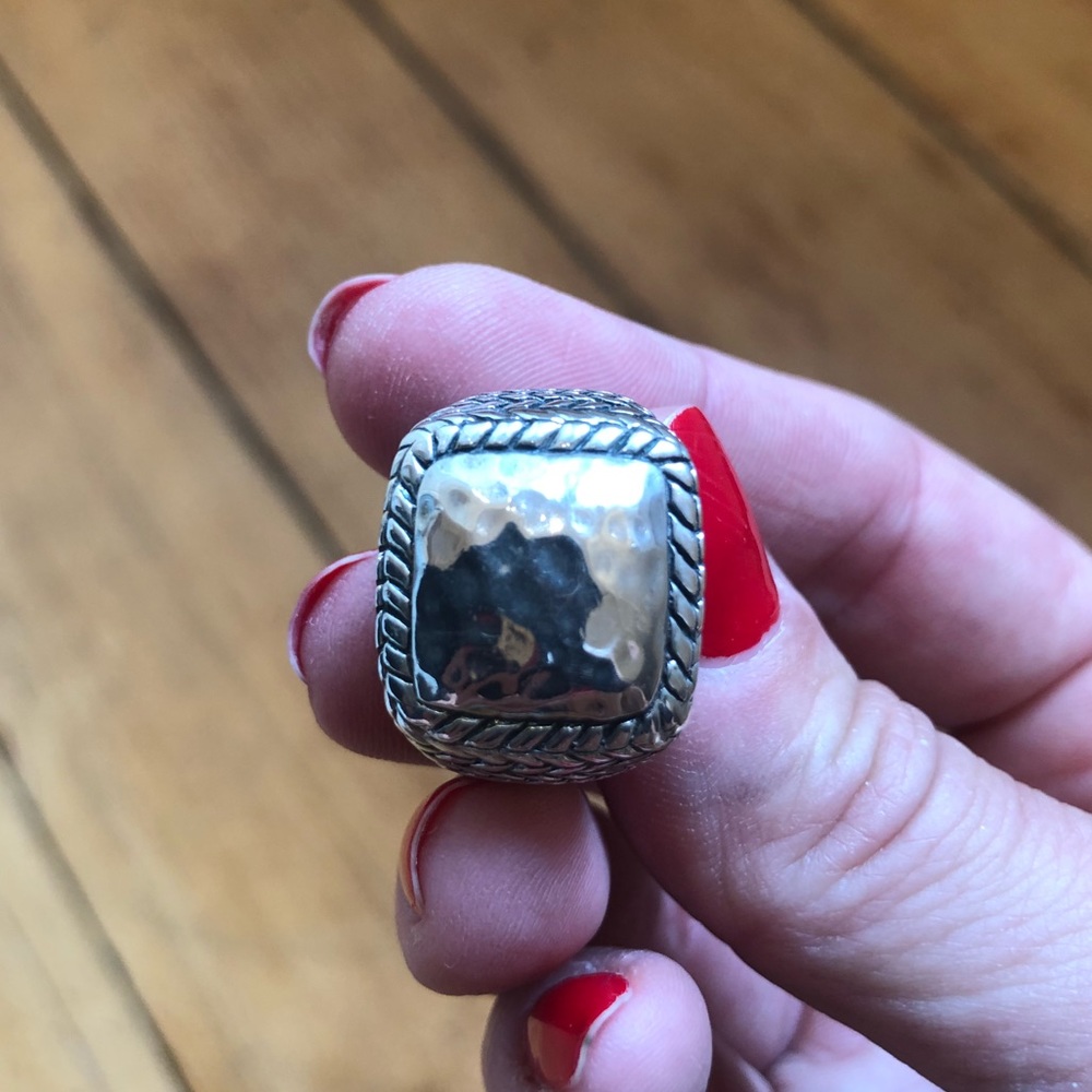 Silpada Hammered ring, size 7